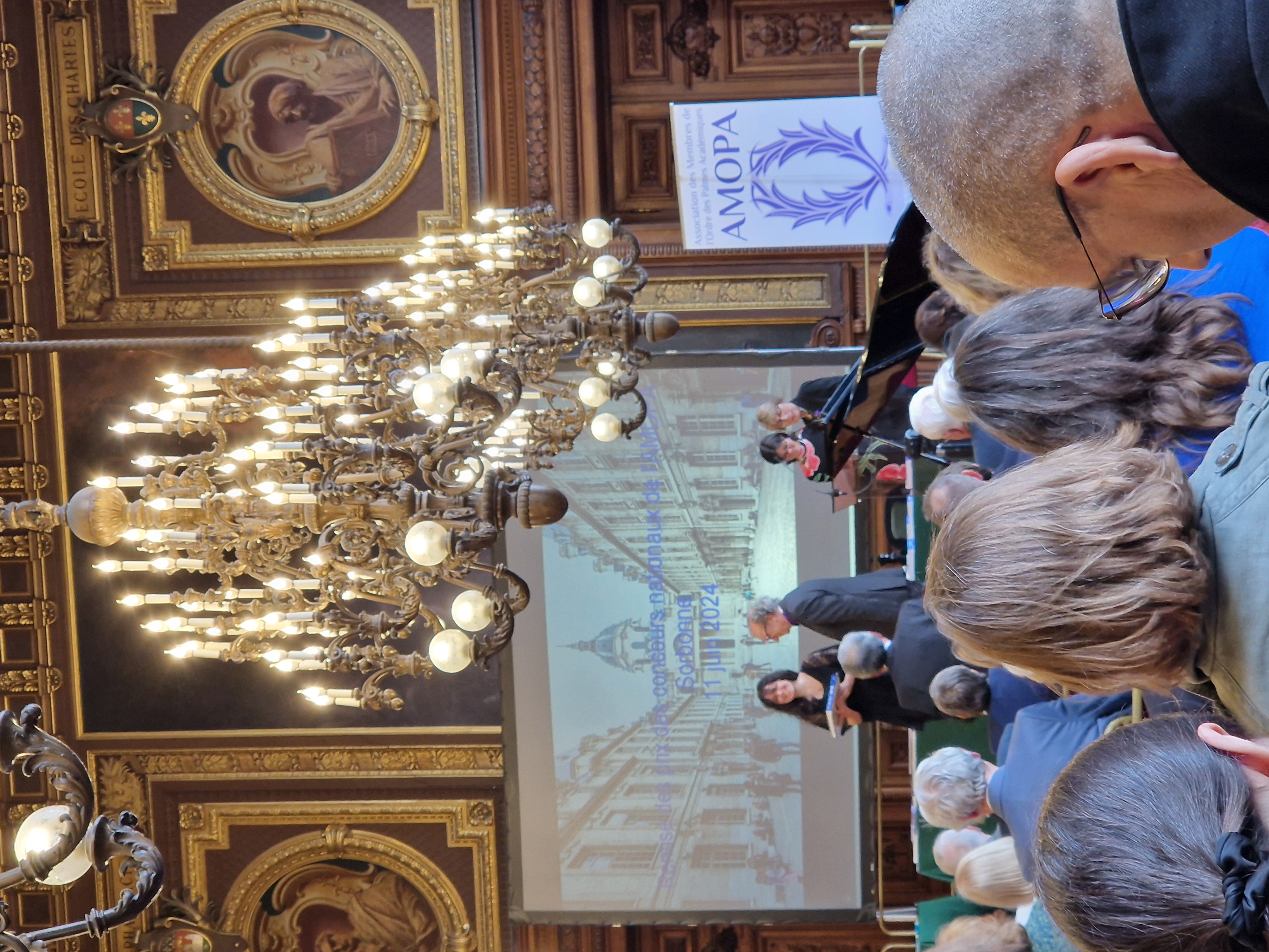 Cérémonie de remise des prix AMOPA à la Sorbonne